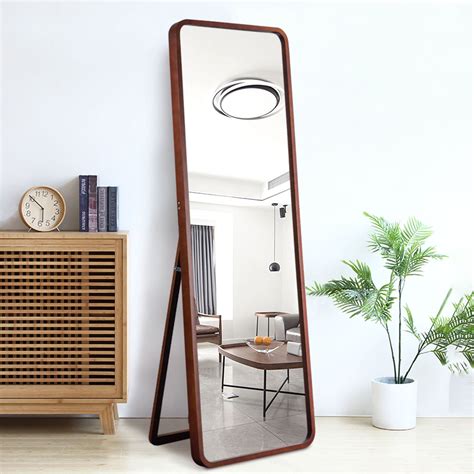 full body mirror wood|wooden frame full length mirror.